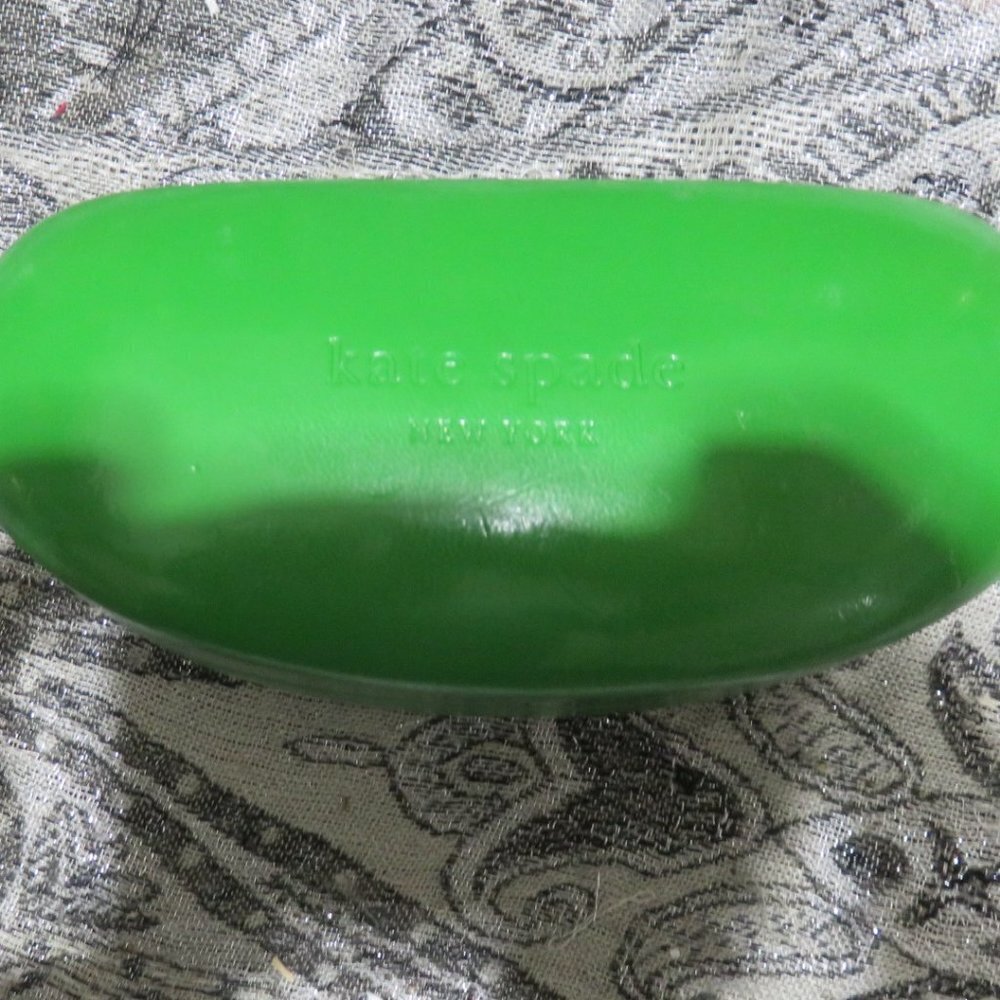 BOGO KATE SPADE New York Signature Logo Glossy Sunglass Eyewear Hard Clam Shell